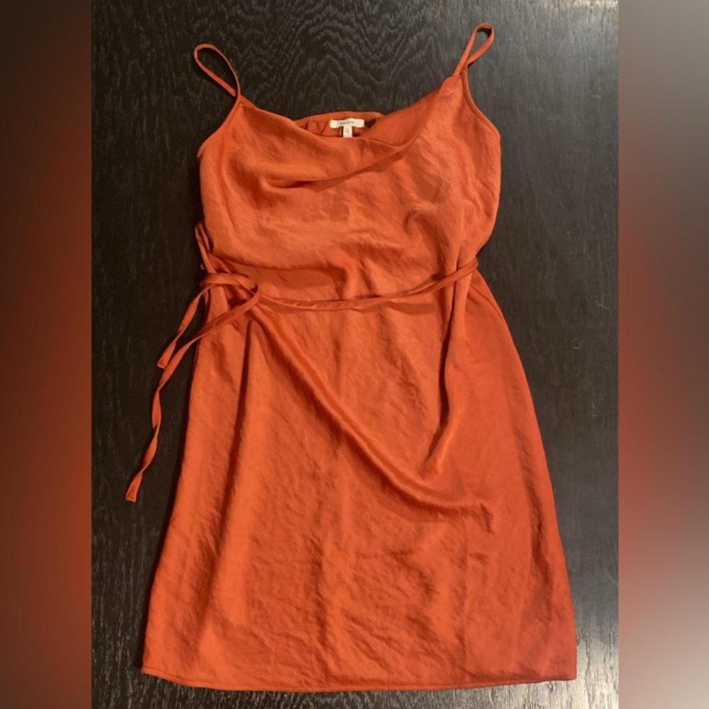 NWT Maurice’s Elegant Rust Slip Dress Size Medium